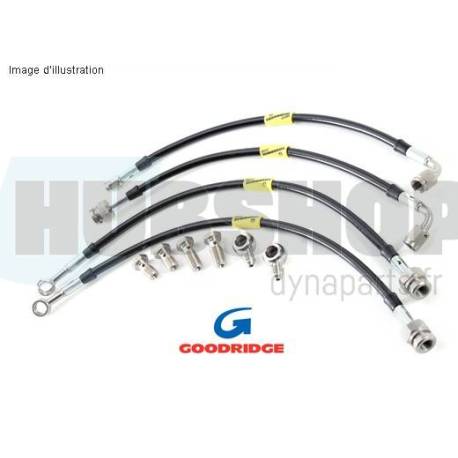 Flexibles de freins Goodridge pour Volkswagen Polo Mk 5 1,2/4 +Tdi+ 1,8turbo