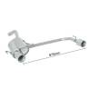 Rear silencer Ragazzon for ALFA ROMEO 147 (10/2004 - 01/2010) 50.0162.06
