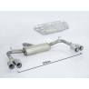 Rear silencer Ragazzon for ALFA ROMEO Giulietta (06/2010 - Today) 50.0513.26