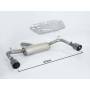 Rear silencer Ragazzon for ALFA ROMEO Giulietta (06/2010 - Today) 50.0513.61B