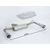 Rear silencer Ragazzon for ALFA ROMEO Giulietta (06/2010 - Today) 50.0513.61