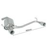 Rear silencer Ragazzon for ALFA ROMEO GT (09/2003 - 06/2010) 50.0106.06