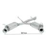 Rear silencer Ragazzon for ALFA ROMEO GTV (916) (03/1995 - 02/2006) 50.0007.06