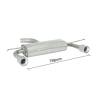 Rear silencer Ragazzon for AUDI A3 (8P) Sportback (09/2004 - 03/2013) 50.0153.05