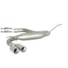 Rear silencer Ragazzon for AUDI A3 (8V) (04/2012 - Today) 50.0491.26