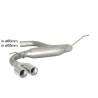 Rear silencer Ragazzon for AUDI A3 (8V) (04/2012 - Today) 50.0490.26