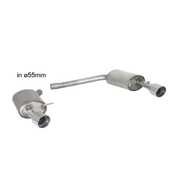 Silencieux arrière Ragazzon pour AUDI A6 Quattro C7 (4G) (11/2010 - Aujourd'hui) 50.0468.61