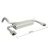 Rear silencer Ragazzon for FIAT 500 C (06/2010 - Today) 50.0445.10