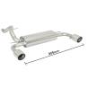 Rear silencer Ragazzon for FORD Focus III (03/2011 - Today) 50.0355.61