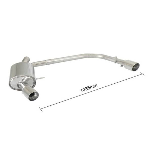 Silencieux arrière Ragazzon pour FORD S-Max (04/2006 - Aujourd'hui) 50.0327.60