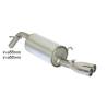 Rear silencer Ragazzon for PEUGEOT 208 (03/2012 - Today) 50.0452.25