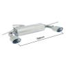 Rear silencer Ragazzon for SEAT Leon II (1P) (07/2005 - 01/2013) 50.0189.12