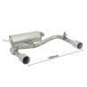 Rear silencer Ragazzon for TOYOTA Celica (ZT230) (08/1999 - 09/2005) 50.0066.06