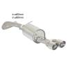 Rear silencer Ragazzon for VOLKSWAGEN Polo IX (6R) (09/2009 - Today) 50.0459.58