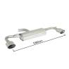 Rear silencer Ragazzon for VOLKSWAGEN Scirocco (13) (08/2008 - Today) 50.0281.12