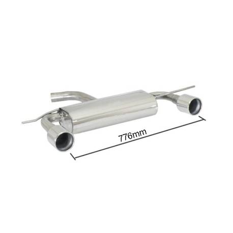 Silencieux arrière Ragazzon pour VOLKSWAGEN Scirocco (13) (08/2008 - Aujourd'hui) 50.0252.06