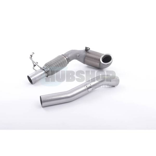 Downpipe and sport cat Leon Cupra 280 2.0 TSI 280 / 290 CV Milltek reference SSXVW388