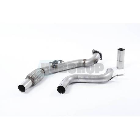 Uncat Downpipe Mustang 2.3 EcoBoost (Fastback) Milltek reference SSXFD172