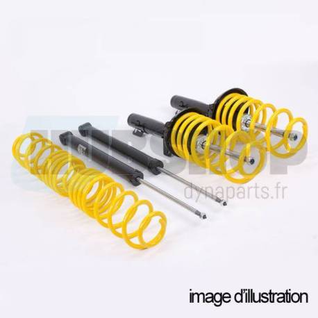 Short springs and shock absorbers for AUDI A4 B7