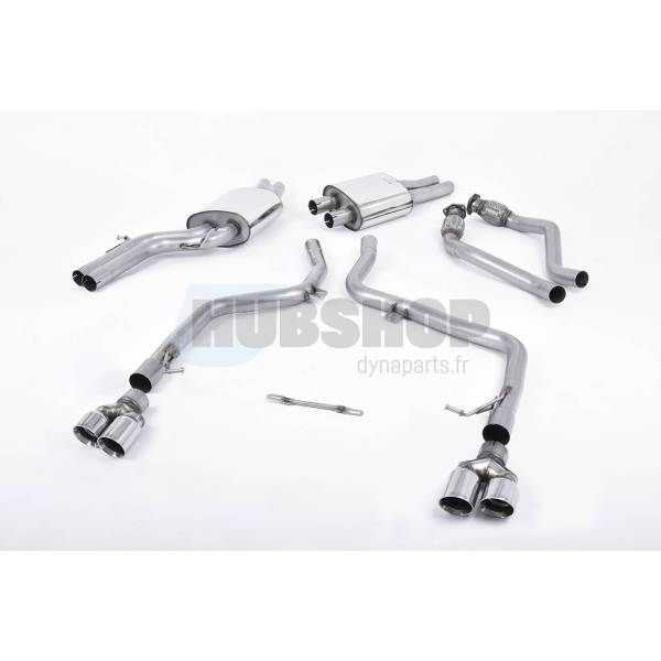 Demi-ligne / Cat-back Milltek S5 Cabriolet 3.0 TFSI Quattro S Tronic SSXAU265