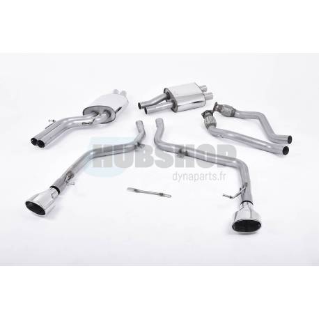 Demi-ligne / Cat-back Milltek S5 Cabriolet 3.0 TFSI Quattro S Tronic SSXAU357