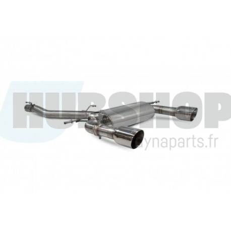 Cat-back sans intermédiaire avec valves TT MK3 2.0 TFSi Quattro