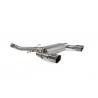 Cat-back with valves TT MK3 2,0 TFSi Quattro