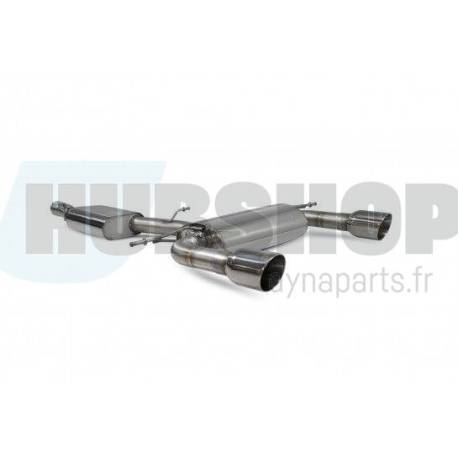 Cat-back avec intermédiaire sans valves TT MK3 2.0 TFSi Quattro