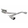 Catback non resonated silencer Golf MK7,5 GTi TCR with DPF