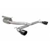 Catback non resonated silencer Golf MK7,5 GTi TCR with DPF
