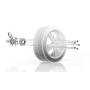 Elargisseurs de voies Eibach 120x5 en 15 mm