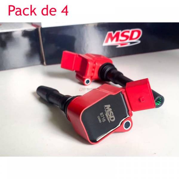 4 Plasma Ignition Coils MSD type RS3 for Golf 7 R/GTI, Audi S3