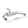 Rear silencer Ragazzon for BMW 3 Series (F30) Berlin (11/2011 - Today) 50.0727.05
