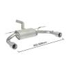 Rear silencer Ragazzon for BMW 3 Series (F30) Berlin (11/2011 - Today) 50.0728.05