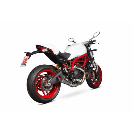 Silencieux Serket Taper. Supprime catalyseur Scorpion Ducati Monster 797 / 797 + 2017 - 2020