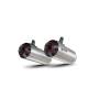 Silencieux Red Power, la paire. Scorpion Kawasaki Z1000 2017 - 2020