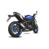 Brushed stainless steel silencers Scorpion Suzuki GSX-S 1000 2021 - 2022
