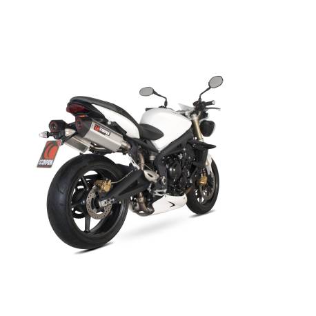 Silencieux Serket "Parallel", la paire. Scorpion Triumph Street Triple 675 2007 - 2012