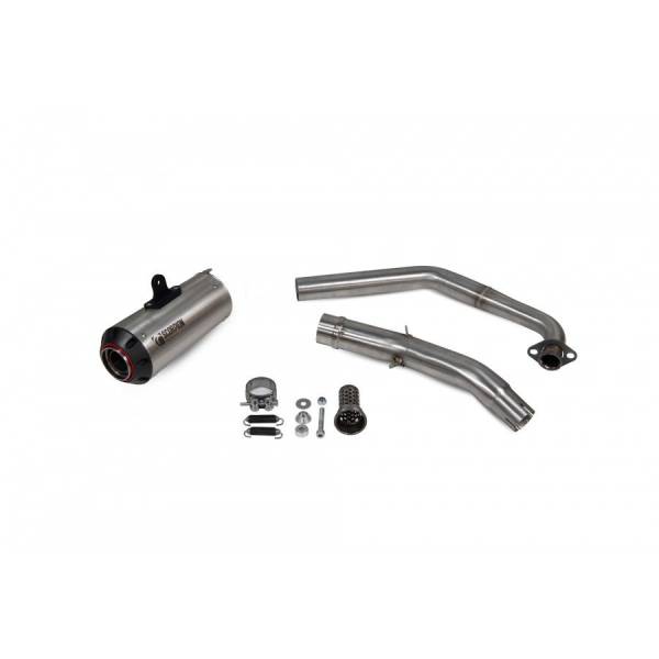 Ligne complète Red Power Scorpion Yamaha MT-125 Euro 5 2021 - 2022