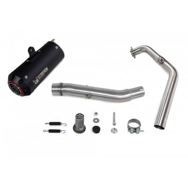 Ligne complète Red Power Scorpion Yamaha MT-125 Euro 4 2019 - 2020