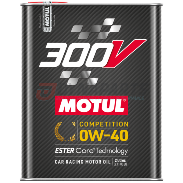 Huile moteur Motul 300V COMPETITION 0W-40 2 Litres