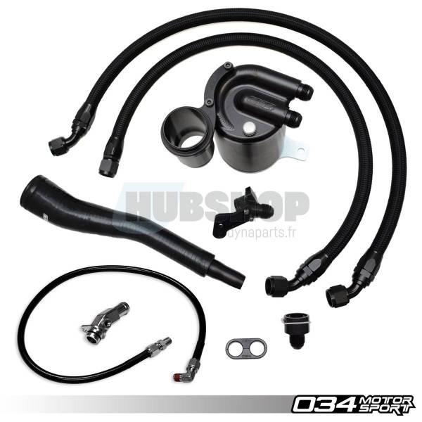 Kit Catch Can 034 motorsport pour S3 8V ou  Golf R Mk7