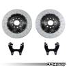 034Motorsport 2 Piece Floating Rear Brake Disc Kit for Audi/VW