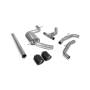 Non-res GPF-back system Scorpion for Volkswagen Golf MK8 GTi