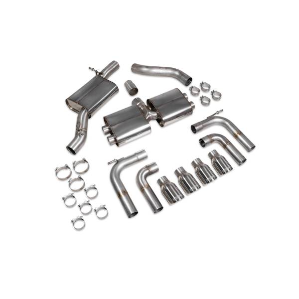 Resonated cat/gpf-back system Scorpion for Audi S3 Saloon 8V