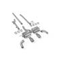 Non-res cat-back system Scorpion for Mini Countryman R60 / Paceman R61