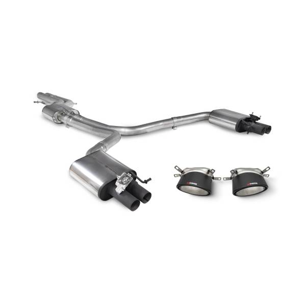 Resonated half system with trims Scorpion for Audi RS7 C7