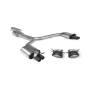 Resonated half system with trims Scorpion for Audi RS6 Avant C7