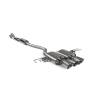 Resonated cat-back system Scorpion for Honda Civic Type R FK8 R/H Drive (Non GPF)