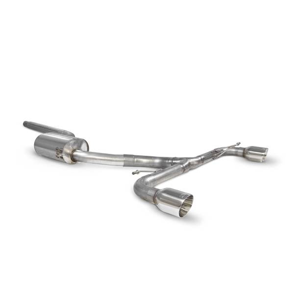 Resonated Predator Cat-back System Scorpion for Volkswagen Scirocco R